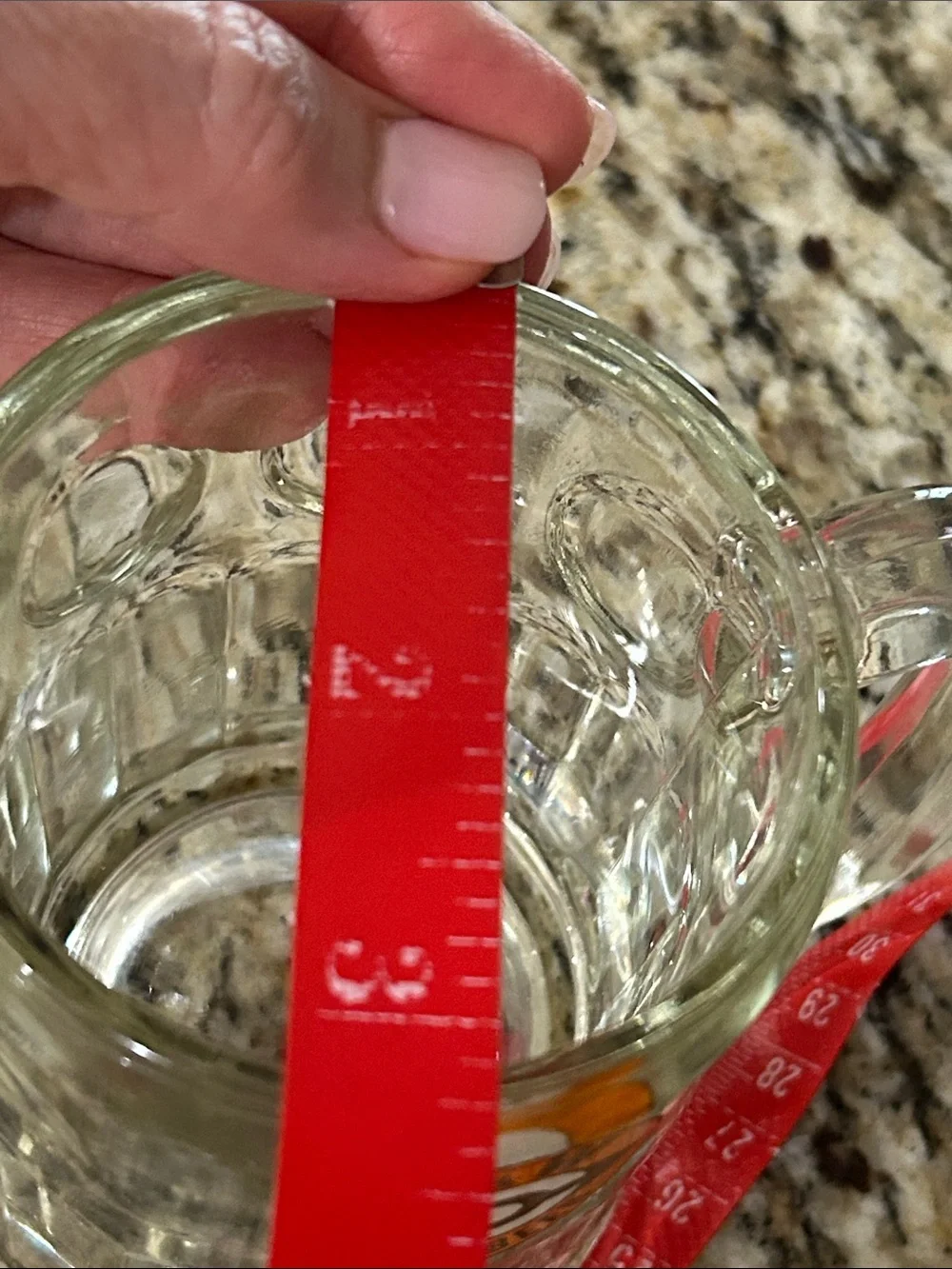 Vintage A&W Root Beer Glass Mug with Orange Logo